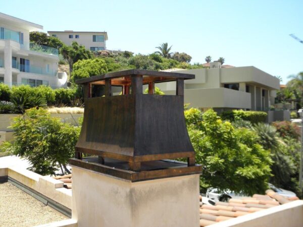 Copper Chimney Shroud