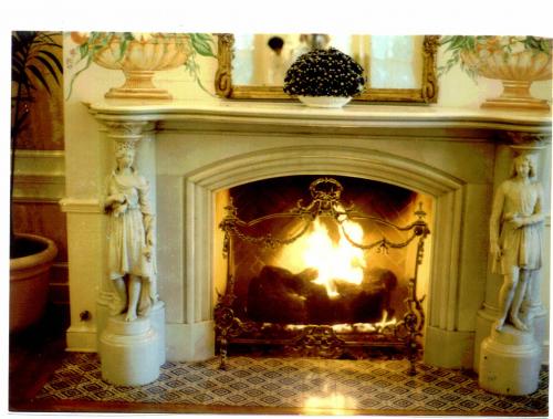 88-Custom Fireplace Screen