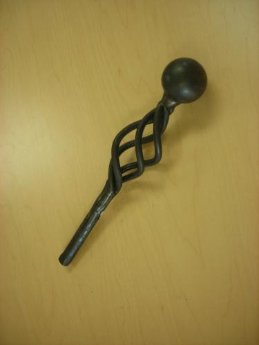 92 - WI Basket Weave Gas Key with Ball Top