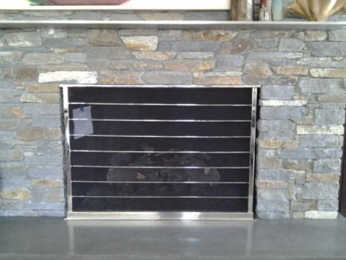 Custom Polished Chrome Screen