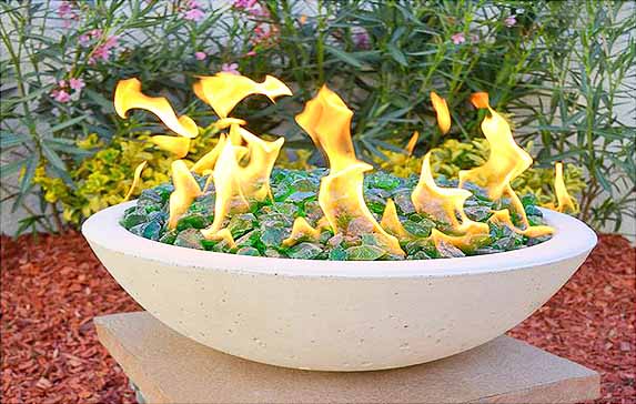 Round Concreate Fire Bowls